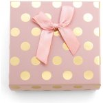 Beneto Růžová dárková krabička se zlatými puntíky KP7-9 – Zboží Dáma