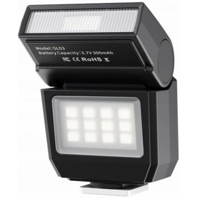 Ulanzi Blesk + LED panel SL03 Gn8 ISO patice Fotoaparát Videokamera Telefon / SL03 Spark Lite / L200 – Zboží Mobilmania