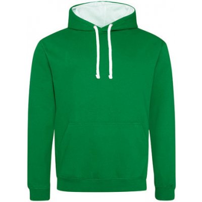 Just Hoods Unisex mikina s kapucí JH003 Kelly Green – Sleviste.cz