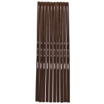 pérka velká mix hnědé 10 ks tmavě hnědá – Zboží Dáma