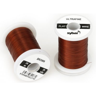 Sybai Drátek Flat Colour Wire Ultrafine Brown – Hledejceny.cz