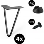 Walteco Hairpin 50526 černá 4 ks – Zboží Mobilmania