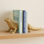 Kare Design Sada dvou zarážek na knihy ve zlaté barvě Lizard – Hledejceny.cz
