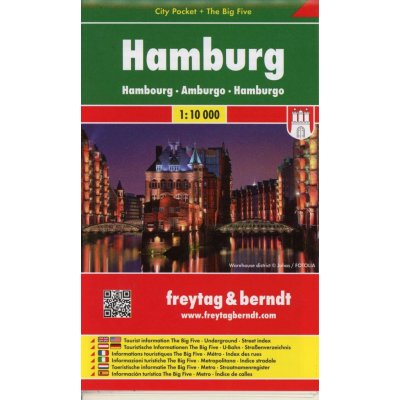 Hamburg mapa FaB-kapes. lamino