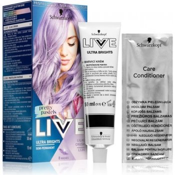Schwarzkopf Live Ultra Brights barva na vlasy Lilac Crush L120 od 119 Kč -  Heureka.cz