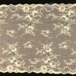 Elastická krajka světle lososová, 240 mm – Zboží Dáma