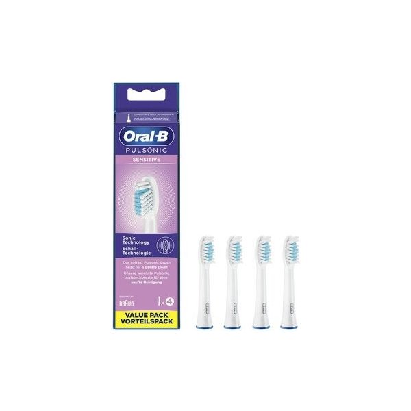 Oral-B Toothbrush heads Pulsonic Sensitive 4ks od 424 Kč - Heureka.cz