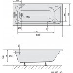 Polysan NOEMI 170 x 70 cm 71708 – Zboží Dáma