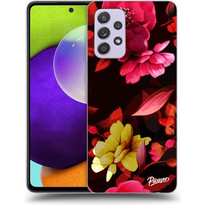 Pouzdro Picasee silikonové Samsung Galaxy A52 A525F - Dark Peonny čiré – Zbozi.Blesk.cz