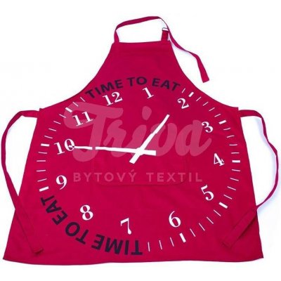 BO-MA Zástěra Time red – Hledejceny.cz
