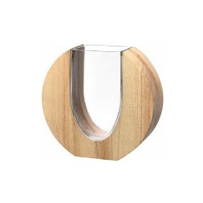 Leonardo Váza dřevo/sklo 19cm LEGNO - – Hledejceny.cz