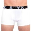 Boxerky, trenky, slipy Styx boxerky long sportovní guma bílé U1061