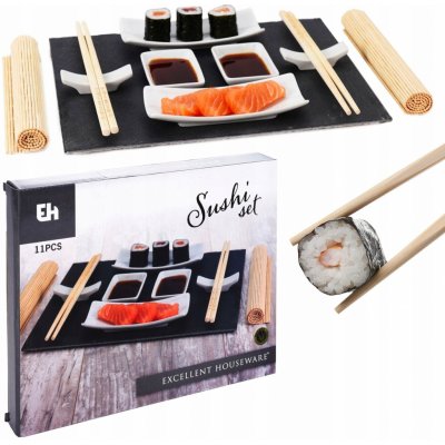 Excellent Sushi set porcelán/břidlice/bambus sada 11 ks – Hledejceny.cz