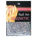 Magnetic Nail Drobné kamínky na nehty stříbrné hologram – Zboží Mobilmania