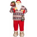 Dekorace MagicHome Santa, se svetrem, 120 cm – Hledejceny.cz