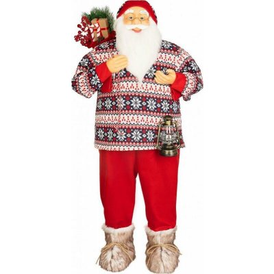 Dekorace MagicHome Santa, se svetrem, 120 cm – Hledejceny.cz