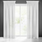 Takoy Záclona SANDRA z hladkého etamínu 140 x 270 cm-HF-401266 | 140 x 270 cm – Hledejceny.cz
