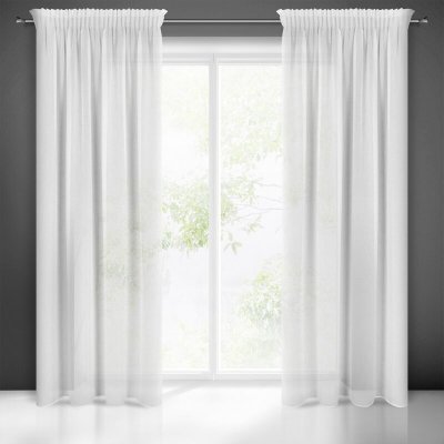 Takoy Záclona SANDRA z hladkého etamínu 140 x 270 cm-HF-401266 | 140 x 270 cm – Hledejceny.cz