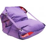 BeanBag sedací pytel 189x140 comfort s popruhy violet – Sleviste.cz