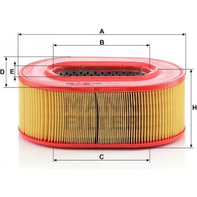 MANN FILTER Vzduchový filtr C 25 124 – Hledejceny.cz