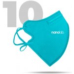 Nanolab nanorespirátor FFP2 dámský modrý 10 ks – Zbozi.Blesk.cz