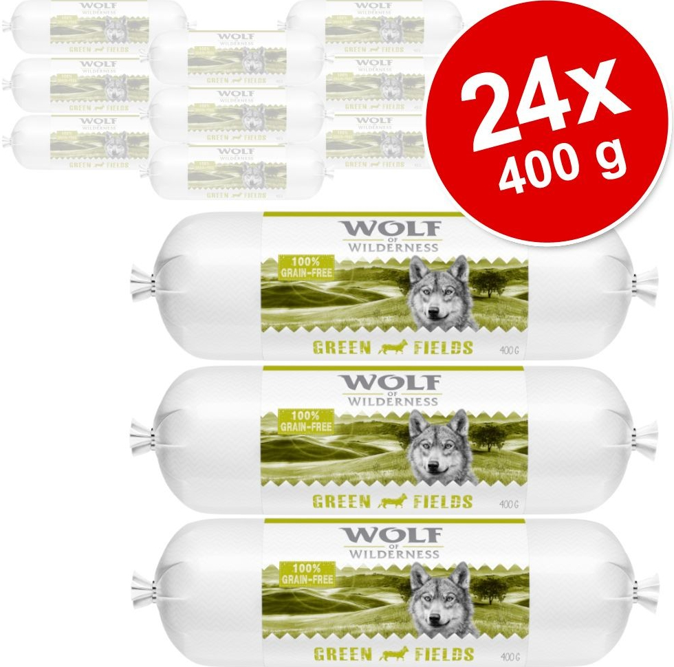 Wolf of Wilderness Adult Wurst Wild Hills kachní 24 x 400 g