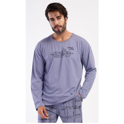 Jakub pánské pyžamo dlouhé tm.šedé – Zboží Dáma Jakub pánské pyžamo dlouhé tm.šedé – Zboží Dáma