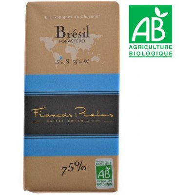 Francois Pralus Brazílie Forastero 75% Bio 100 g
