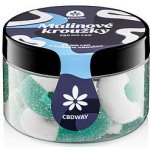 CBD WAY Kyselé želé kroužky s příchutí modrá malina 250 mg 100 g – Zboží Mobilmania