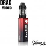 VooPoo DRAG M100S 100W Grip 5,5ml Full Kit Red and Black – Zbozi.Blesk.cz