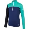 Dětské sportovní tričko SEnsor COOLMAX THERMO dětské triko dl.rukáv deep blue/sea green/černá