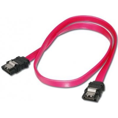 PremiumCord 0,75m kabel SATA 1.5/3.0 GBit/s s kovovou zapadkou AK-SATA-075-L – Hledejceny.cz