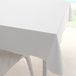 Biante Teflonový čtvercový ubrus Paris TF-004 Bílý 60x60 cm – Sleviste.cz