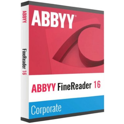 ABBYY FineReader 16 Corporate 1 zařízení 1 rok, FRCW-FMYL-X – Zbozi.Blesk.cz