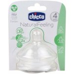 Chicco dudlík na láhev Natural Feeling silikon nastavitelný průtok 2 ks V001515 – Zboží Dáma