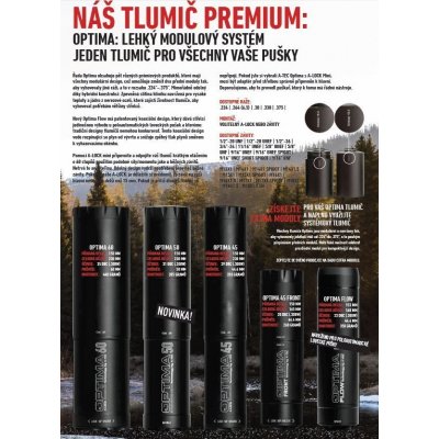 A Tec OPTIMA 50, .338" 8,5mm na závit M18x1,5mm – Zboží Dáma