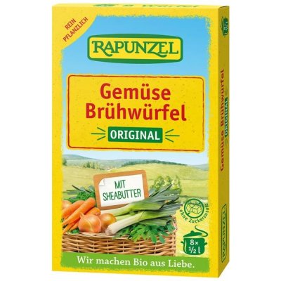 Rapunzel Vývar zeleninový originál čirý v kostce BIO 8 x 10,5 g – Zboží Dáma