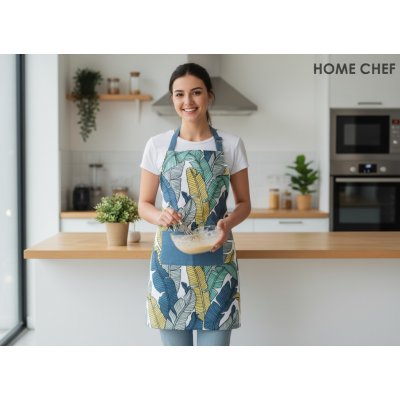 Essex bavlněná zástěra Banana Jungle zelená 60x75cm – Zboží Dáma