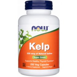 Now Foods Kelp Jód 250 kapslí