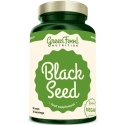 Doplněk stravy GreenFood Black Seed Černý kmín 90 kapslí
