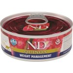 N&D Cat QUINOA Adult Weight Manamegent Lamb & Brocolli 80 g – Zboží Mobilmania