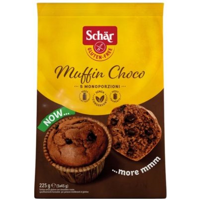 SCHÄR PACKET Muffin Choco sladké pečivo kakaové bez lepku v balení 5 x 45 g – Zboží Dáma
