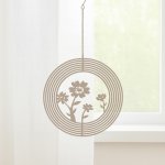 BOLTZE Závěsná kovová dekorace Arse béžová – Zboží Dáma