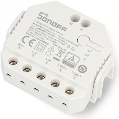 Sonoff Dual R3 Lite – Sleviste.cz