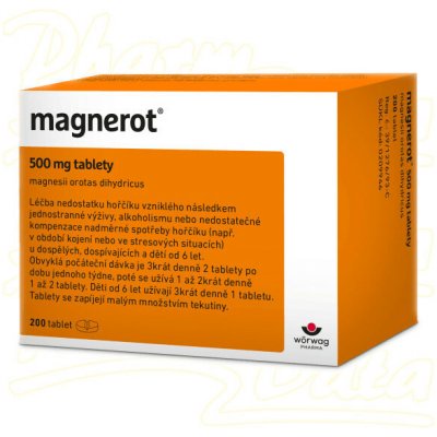 MAGNEROT 500MG TBL NOB 200 II – Zboží Dáma