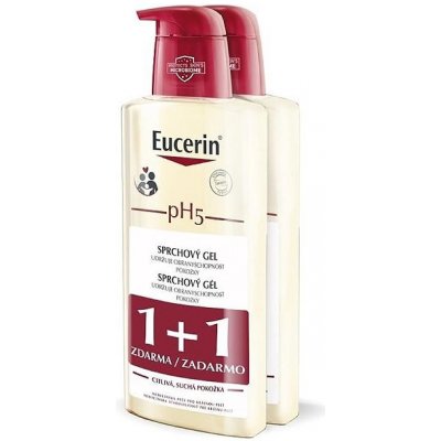 Eucerin pH5 sprchový gel 2 x 400 ml Promo 2023 – Zboží Mobilmania