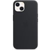 Pouzdro a kryt na mobilní telefon Apple Apple iPhone 13 Leather Case with MagSafe Midnight MM183ZM/A