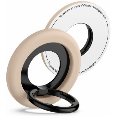 Spigen Nano Pop silikonový držák na telefon s MagSafe a prstenem - Black Sesame – Zboží Mobilmania