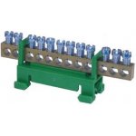 Eleman mustek.nulovy na DIN lištu 12 -pól zelená /1000009/ – Hledejceny.cz