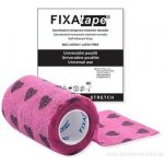 FIXAtape STRETCH samofix.obi. 7,5 x 450 cm růžo.srdce – Zboží Dáma